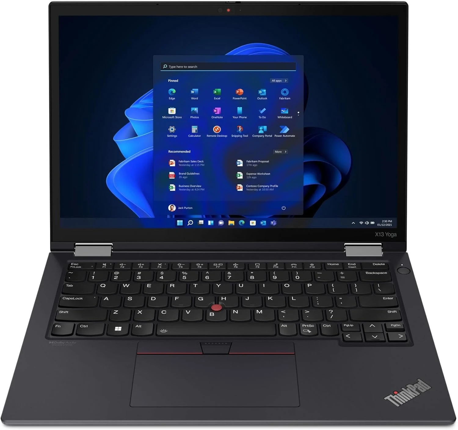 LENOVO THICKPAD YOGA X13 I7 12TH 16/512SSD